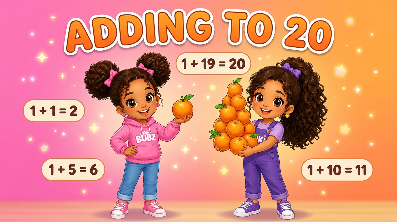 Adding to 20: 1 + 1 all the way up!