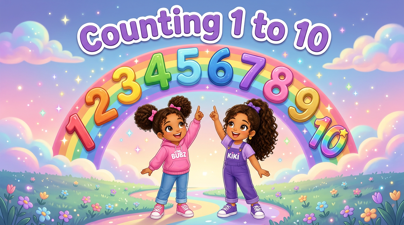 Counting 1 to 10 with Bubz & Kiki